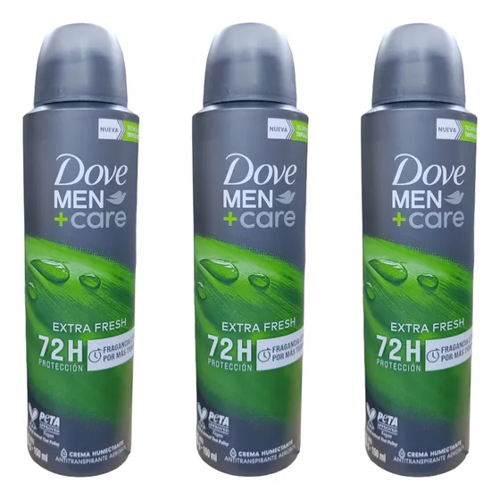 Pack X3 Dove Men+care Desodorante Extra Fresh 72h