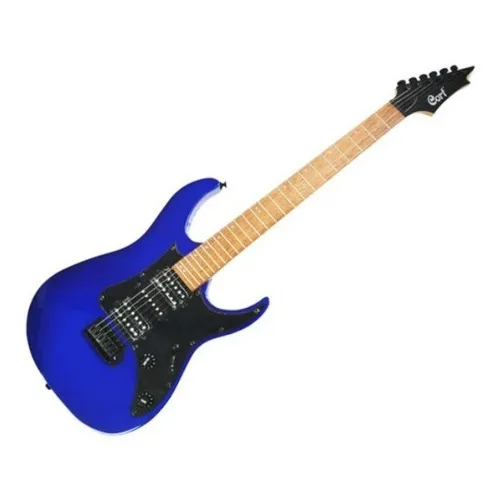 Guitarra Electrica Cort Serie X100 Sp1 Azul Color Azul