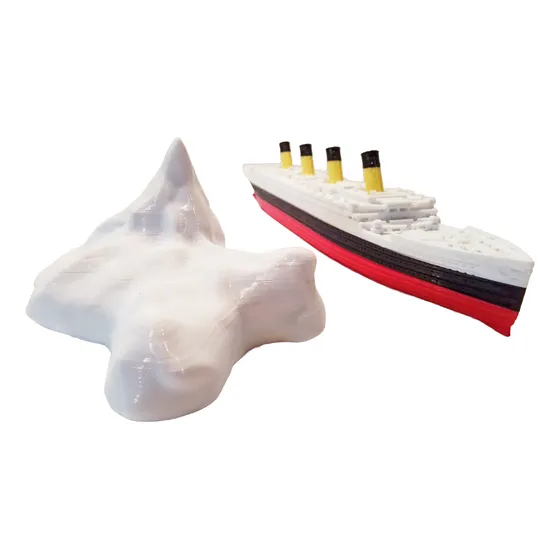 Modelismo Naval Titanic 30 Cm + Iceberg (flota)