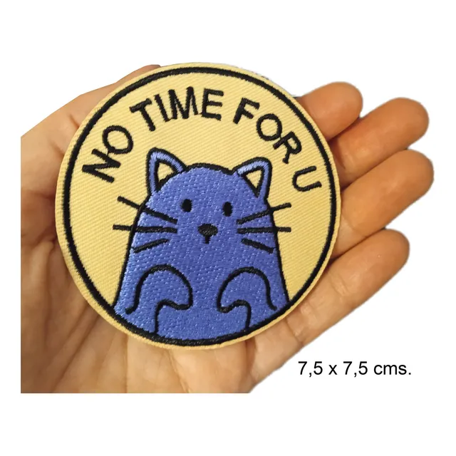 Parches Bordados Termoadhesivos Cool Gatito Lgtb Varios