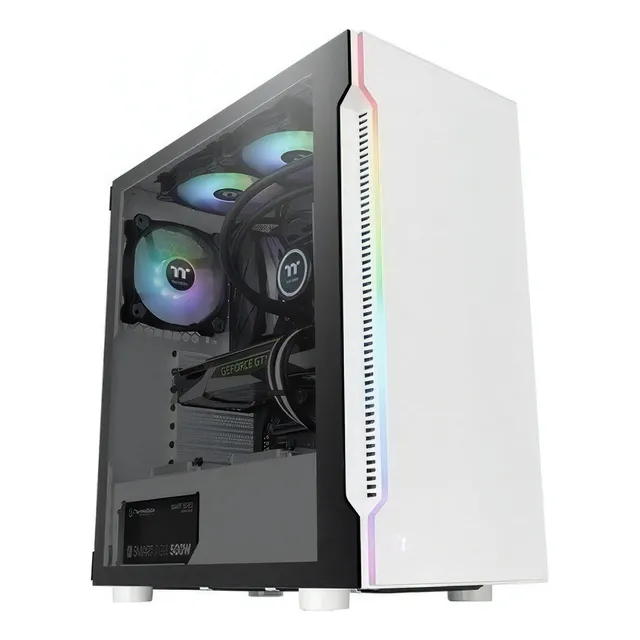 Gabinete Pc Gamer Thermaltake H200 Tg Rgb Snow White