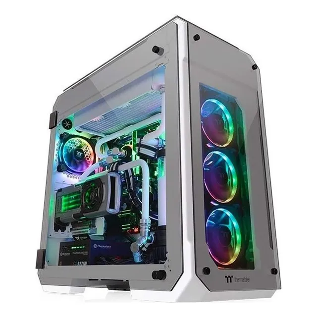 Armario Thermaltake View Snow Full Tower para jugadores de 71 Tg, color blanco