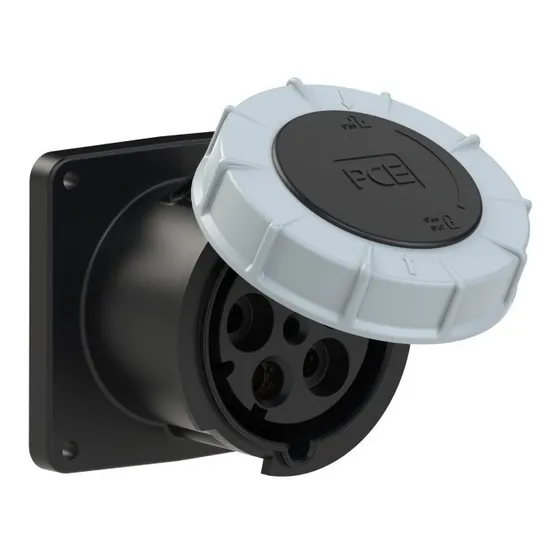 Enchufe Base Empotrar Pce 125a 5p 7h Ip67 Power Twist 345-7