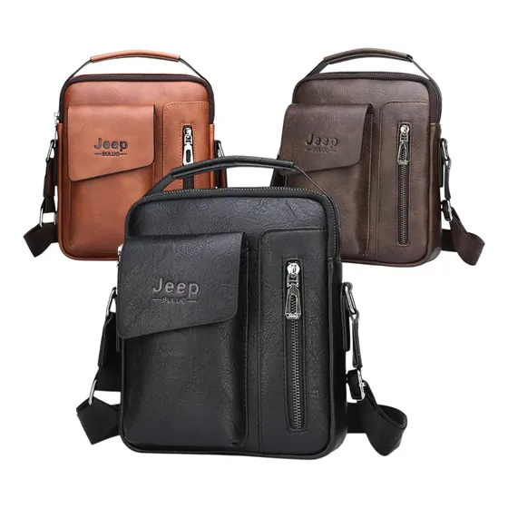 Bolso Maletin Ejecutivo Semicuero Bandolero Jeep