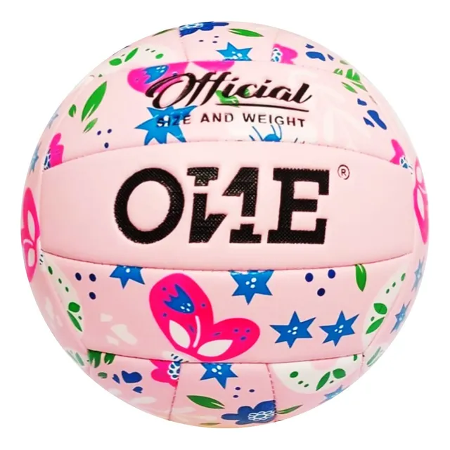 Pelota Para Vóley Talla #5 Textura Suave Flores One