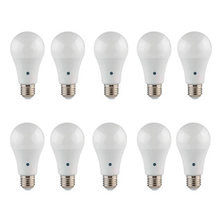 Foco Led Pack 10 Pzs Con Fotocelda 9w 65k Frío E26 Estevez Foco Led Pack 10 Pzs Con Fotocelda 9w 65k Frío E26 Estevez