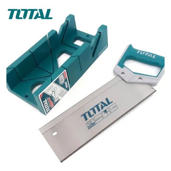 Caja De Inglete Con Sierra 300×140×80 20mm Marca Total Tools