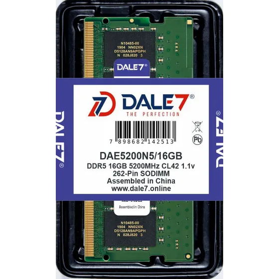  Memória Dale7 Ddr5 16gb 5200 Mhz Notebook 1.1v Kit 01