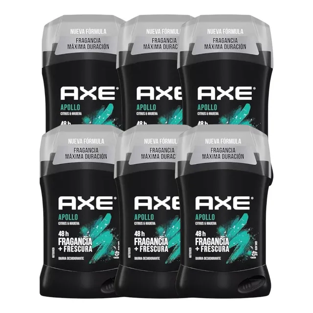 Desodorante Hombre Axe Apollo Pack X6 Und - 45g