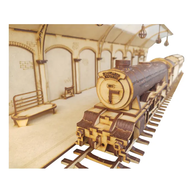 Rompecabezas Hogwarts Express +  Kings Cross (harry Potter) 