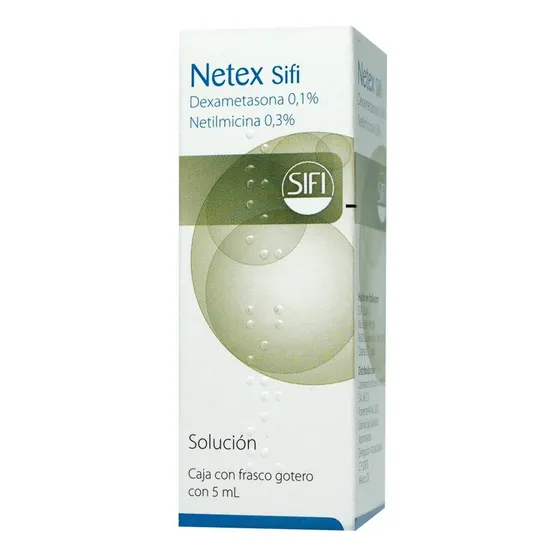 Netex Sifi Solución Oftálmica 1/3 Mg, 1 Frasco Gotero 5 Ml
