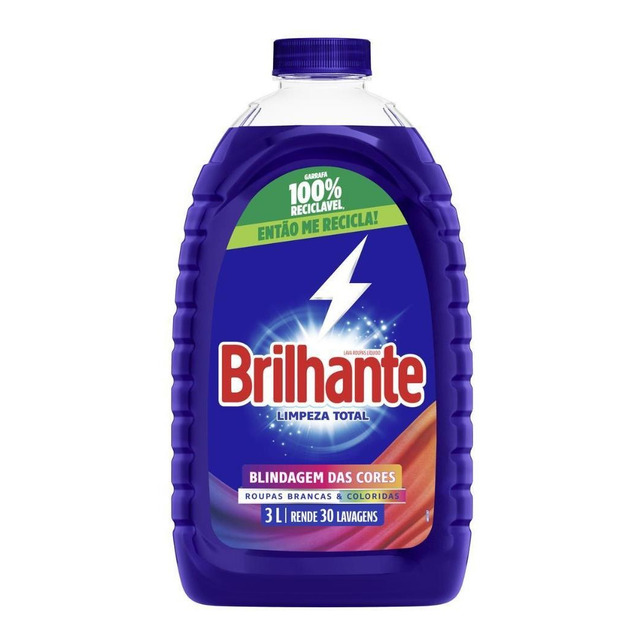 Sabão Líquido Brilhante Limpeza Total 3l Sabão Líquido Brilhante Limpeza Total 3l