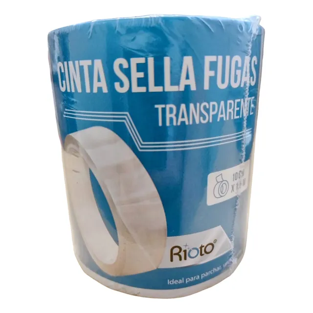 Cinta Sella Fugas Transparente Pega Todo Resistente Al Agua