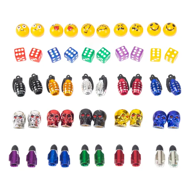Plantilla 25 Pares Tapones Para Valvula Auto Moto Bici