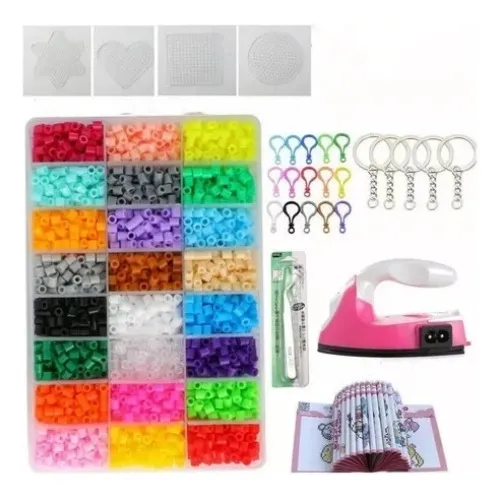 Juego De 16000 Piezas De Abalorios Hama Perler De 2,6 Mm.