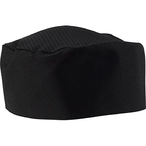 Sombrero De Chef Negro Ajustable. Talla Única Que Se Adapta