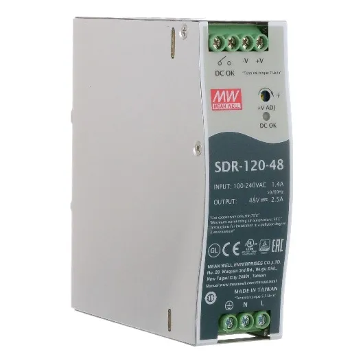 Sdr-120-48 Fuente De Alimentacion Mean Well 48v 2.5a 120w