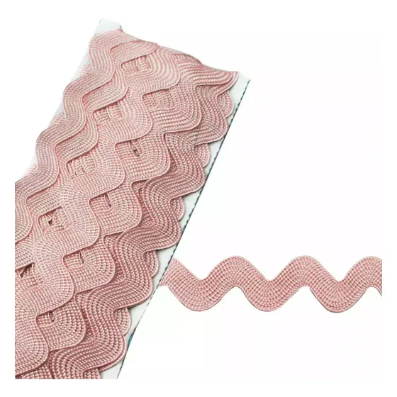Renda Elástico Sianinha 9mm São José - 10 Metros Cor Rosa Velho