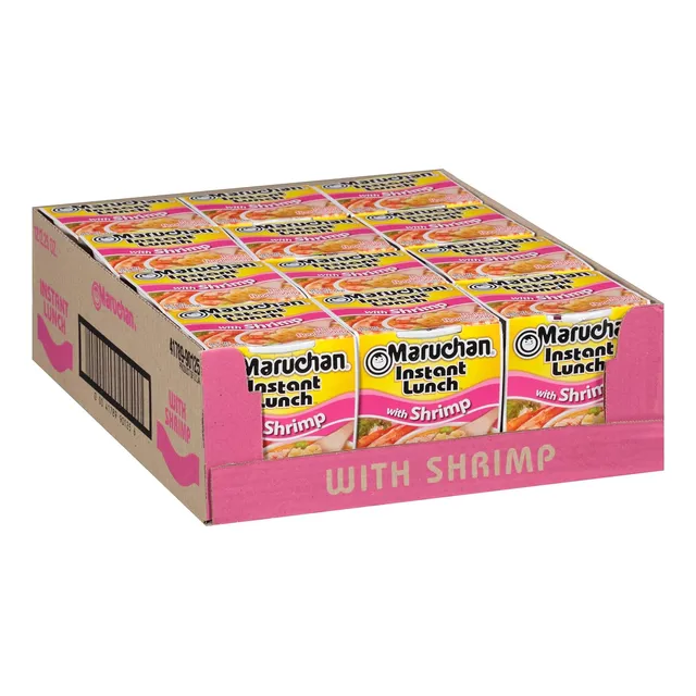 Maruchan Ramen Camarón Instantáneo X12, 64g C/u