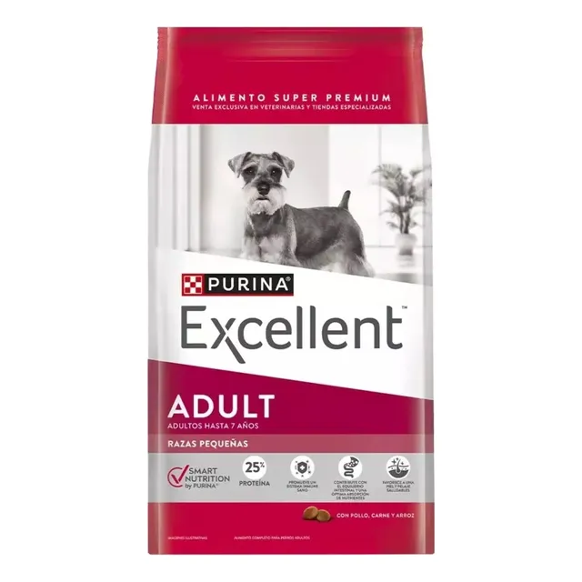 Excellent Perros Adultos Razas Pequeñas X 7.5 Kg Vet Juncal