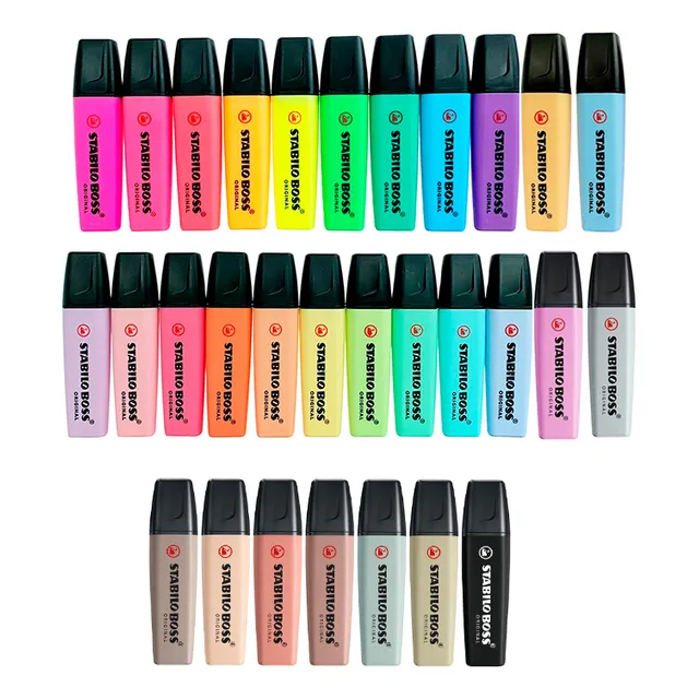 Stabilo Boss Marcatextos Colección Gama De 30 Colores