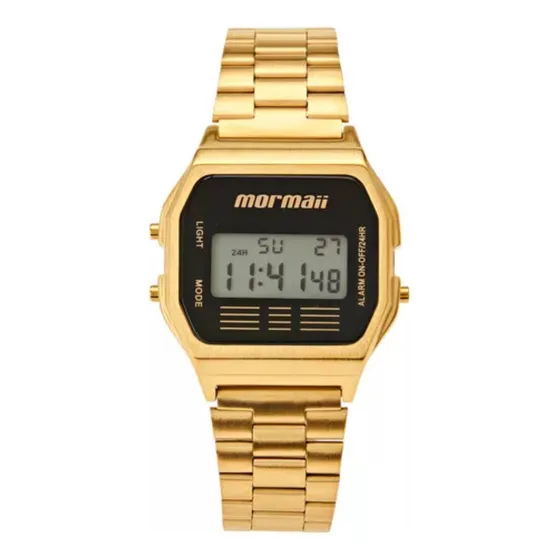 Relógio Feminino Vintage Mobj3808ab/4p Digital 5 Atm Mormaii