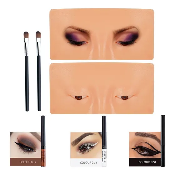 Kit Silicona Para Praticar Maquía - Unidad a $26697