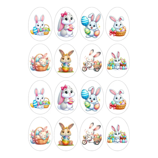 Laminas Comestibles Pascua Chocotransfer Personalizables