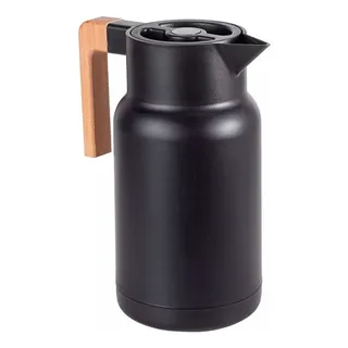 Garrafa Bule Térmica Cabo De Madeira Wood Café Mesa Posta 1l Garrafa Bule Térmica Cabo De Madeira Wood Café Mesa Posta 1l