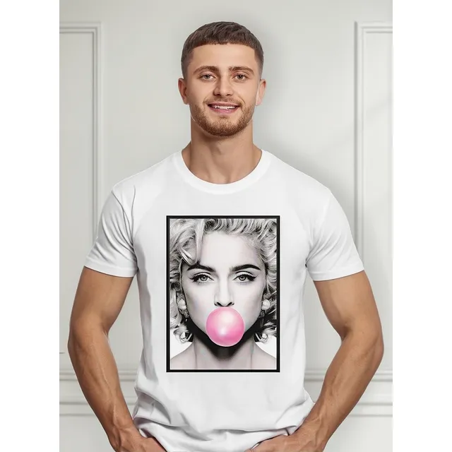 Polera Madonna Bubble Gum Pop Impresión Directa