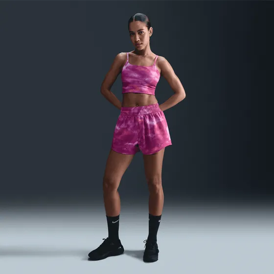 Shorts W Nk One Df Hr 3in Br Aop Morado Mujer