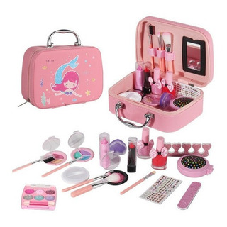 Kit Maquillaje Para Niñas, Regalo De Cumpleaños Lavable Kit Maquillaje Para Niñas, Regalo De Cumpleaños Lavable