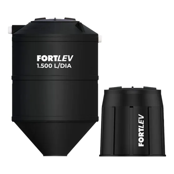 Kit Fossa Biodigestor 1.500l/dia E Leito De Secagem Fortlev