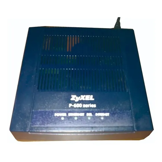 Modem Zyxel P-600 Series Banda Ancha