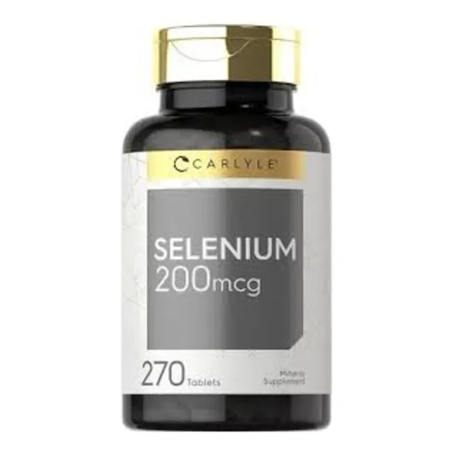 Selenio Selenium Premium 200 Mcg 270 Tabletas Carlyle Usa