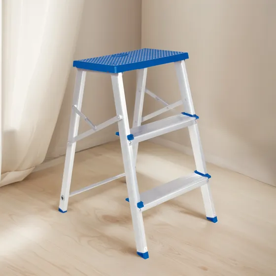 Escalera Aluminio Plegable Banqueta 65 Cm 3 Escalones Ct