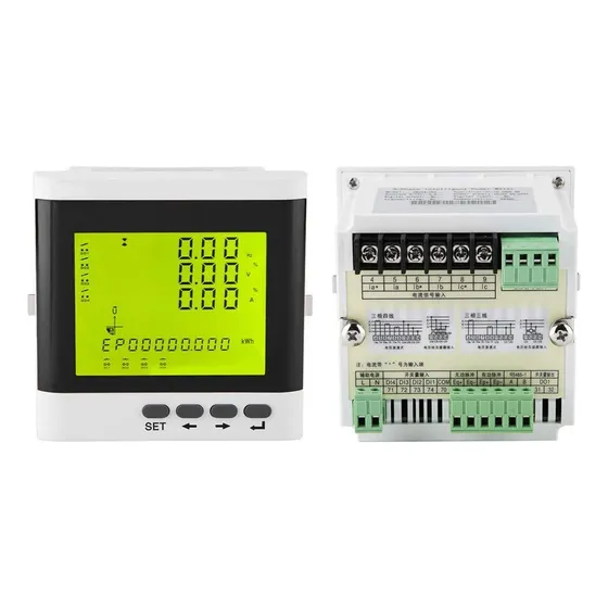 Medidor De Energía Digital Trifásico Con Pantalla Led