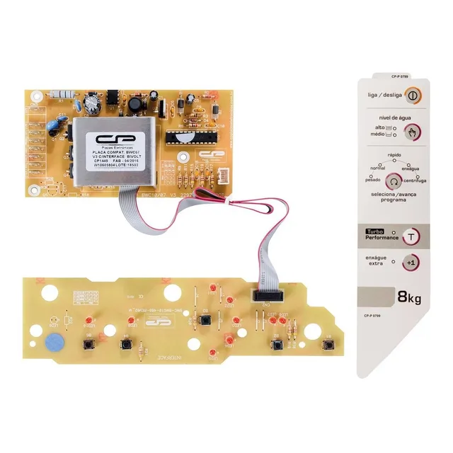 Placa Bwc08 Clean 8k Compativel Brastemp W10605804 W10212514