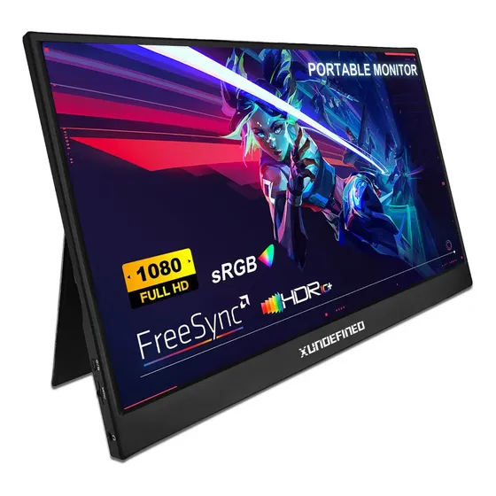 Monitor Portátil 15.6 1080p Hdr Xundefined Fhd Lcd 5-20v