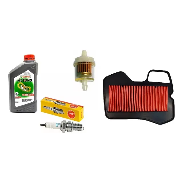 Kit Service Honda Wave S 110 Aceite Bujia Filtros M Coyote