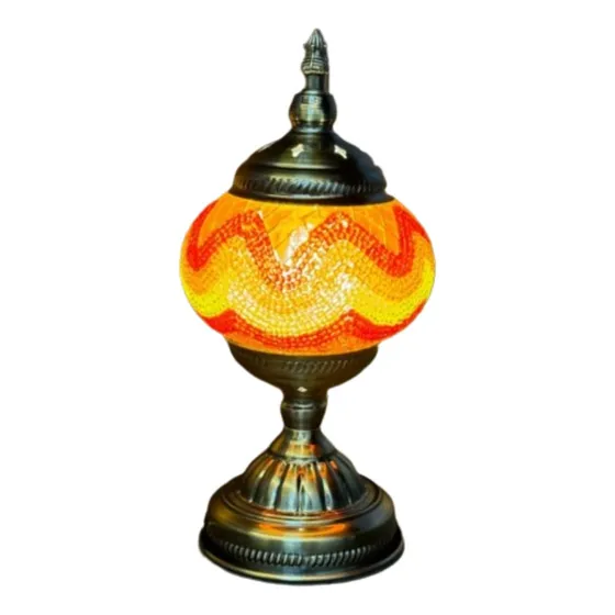 Lámpara De Mesa Marroqui/turca Modelo 3 Alto 28cm X Ø 13cm