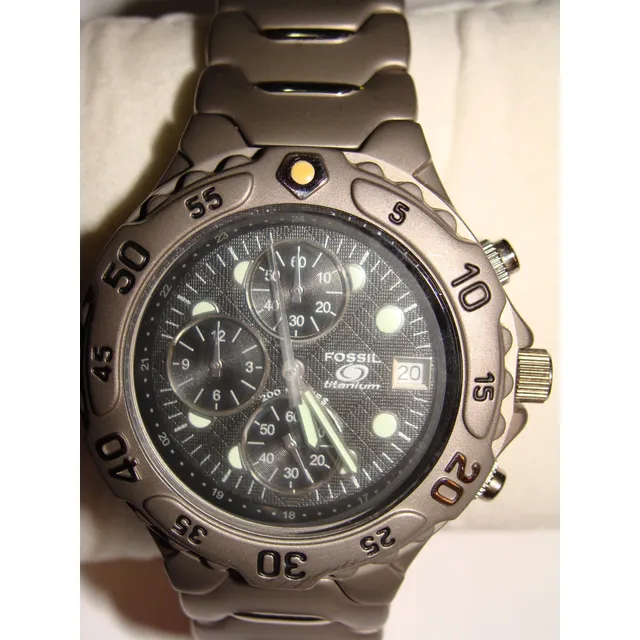 Reloj Fossil Blue Titanio Rematando