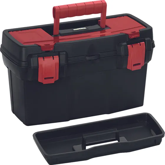 Caja De Herramientas Material Reciclado 40.5x20.7x18 Rimax Color Negro