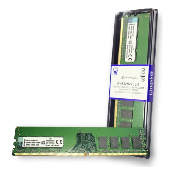 Memoria Ram Pc 8gb Ddr4 3200mhz Pc4-25600 Kingston Nuevas