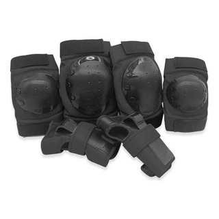 6 Pcs Rodilleras Coderas Y Muñequeras Protectores Patineta 6 Pcs Rodilleras Coderas Y Muñequeras Protectores Patineta