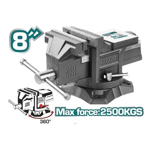 Tornillo De Banco Mecánico Industrial 8 Plg Total Tht6186