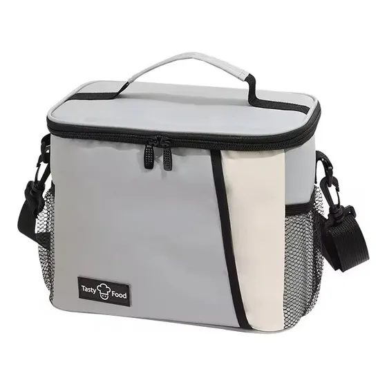 Lonchera Térmica Con Aislamiento Para Niños Y Adultos - Gris Liso