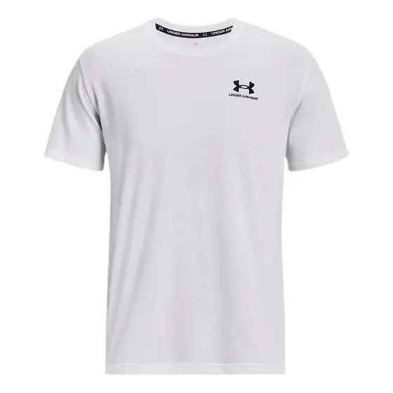 Remera Under Armour Ua Sportstyle Lc Ss Blanco Hombre