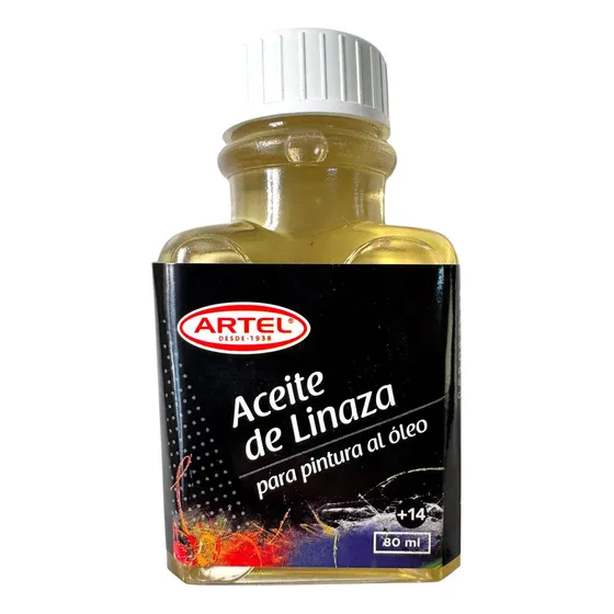 Frasco Aceite Linaza 80ml Para Pintura Al Oleo Artel