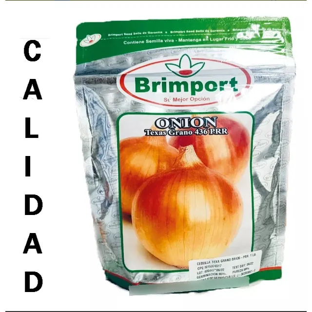 Semillas Cebolla Texas Grano 436 Brimport Certificadas